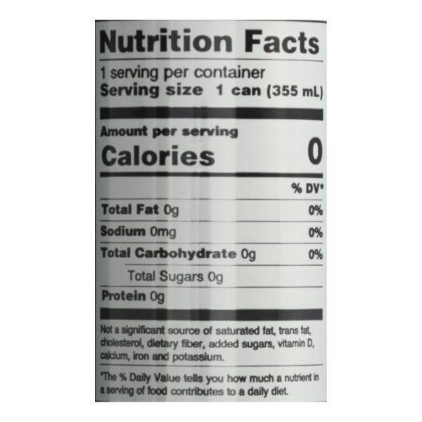 Zevia Zero Calorie Energy Drink - Raspberry/Lime - Case of 12 - 12 fl oz - Image 3
