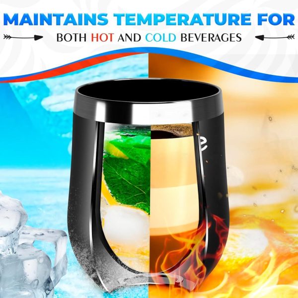 Wine Tumbler for Hot Drinks   You are My Person Wine Tumblers for Women Birthday Gifts for Women Insulated Wine Tumblers with Lids   Best Friend Tumbler Insulated Coffee Tumbler 12oz Tumbler with Lid - Image 5