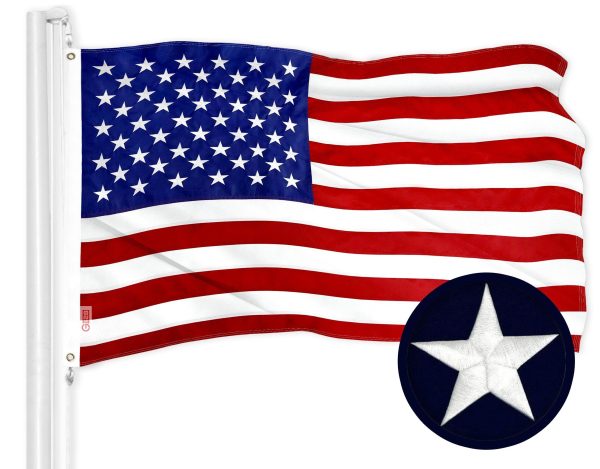 G128 Combo Pack: American USA Flag 4x6 Ft & Colorado CO State Flag 4x6 Ft | Both ToughWeave Series Embroidered Polyester, Embroidered Design, Indoor/Outdoor, Brass Grommets - Image 6