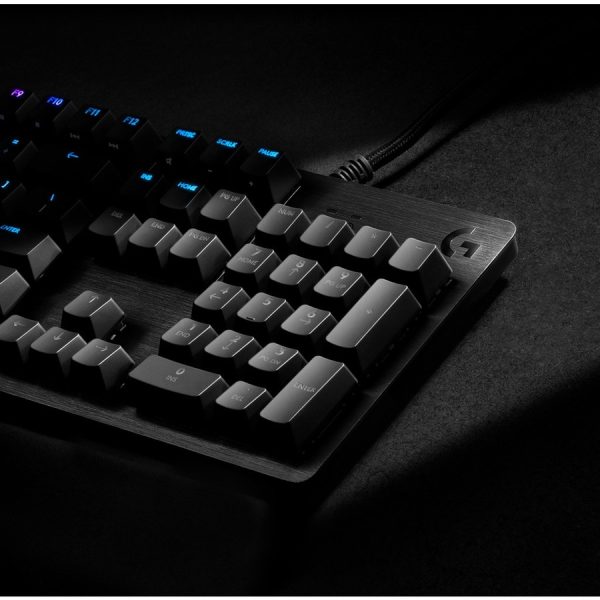 Logitech G512 CARBON LIGHTSYNC RGB Mechanical Gaming Keyboard with GX Brown switches and USB passthrough (Tactile) - Image 5