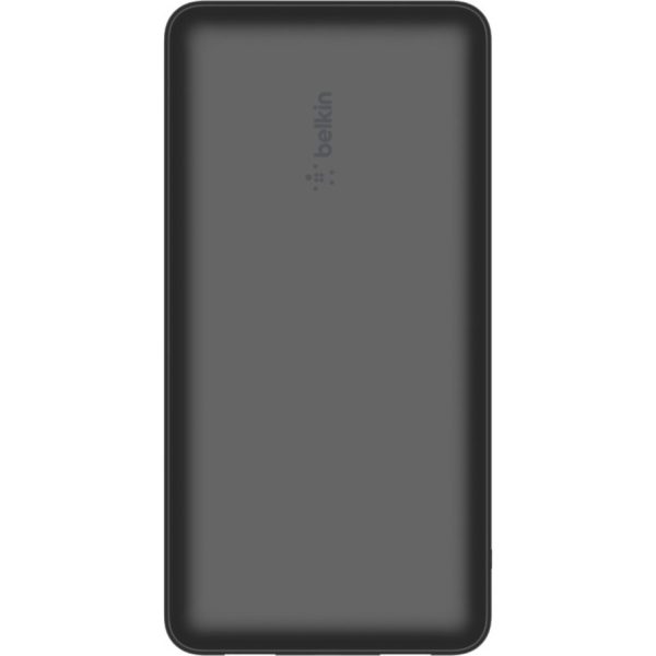 Belkin 15W 3-port USB Power Bank - 20K mAh - 2xUSB-A (12W), 1xUSB-C (15W) - Portable Charger - w/ USB-A to USB-C Cable - Black - Image 2