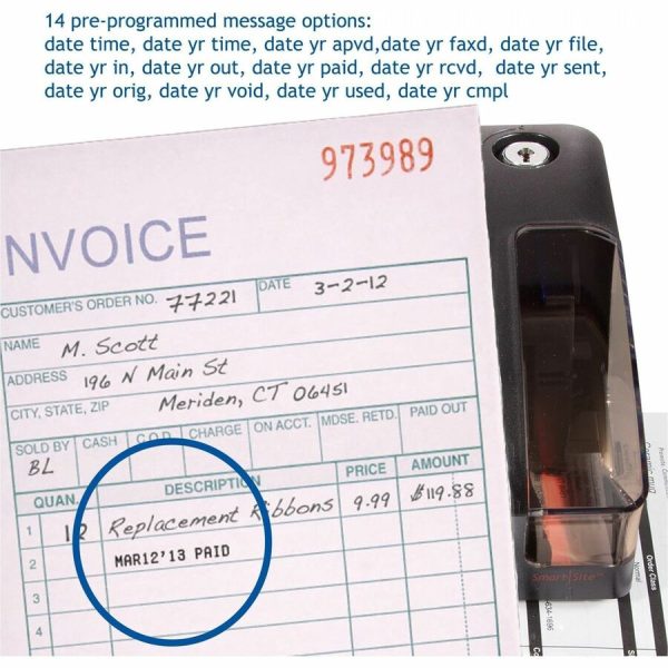 Pyramid Time Systems 3600SS Time Clock and Document Stamp - Image 4