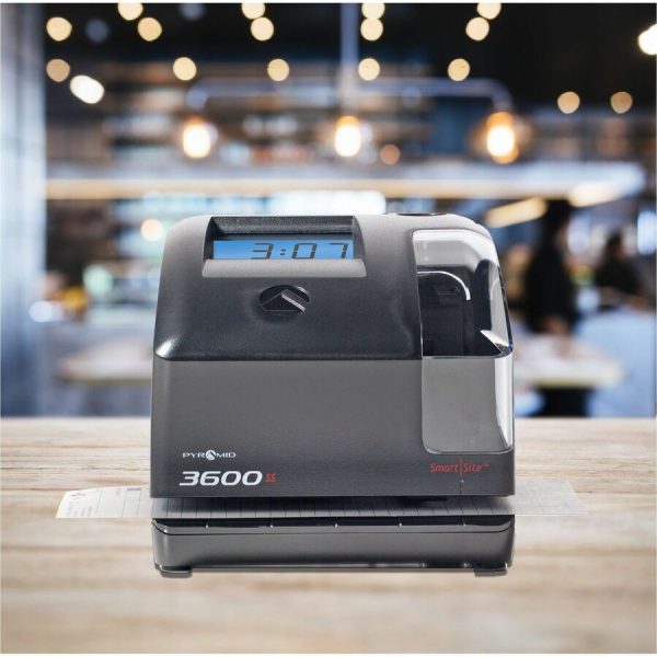 Pyramid Time Systems 3600SS Time Clock and Document Stamp - Image 8