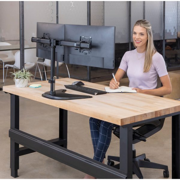 Fellowes Professional Series Freestanding Dual Horizontal Monitor Arm - Image 3