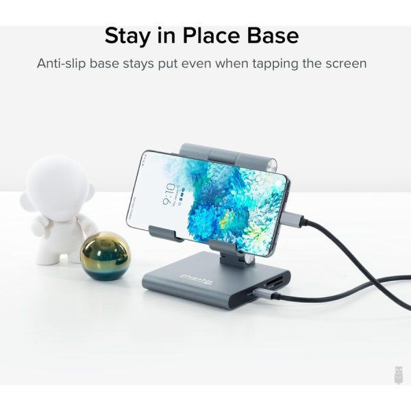 Plugable 8-in-1 USB C Docking Station for iPad with Stand, 100W Pass-through Charging USB-C Hub - Image 6