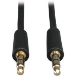 Eaton Tripp Lite Series 3.5mm Mini Stereo Audio Cable for Microphones, Speakers and Headphones (M/M), 3 ft. (0.91 m)