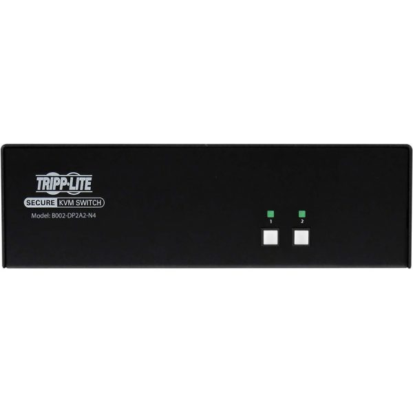 Tripp Lite by Eaton Secure KVM Switch, 2-Port, Dual Head, DisplayPort to DisplayPort, 4K, NIAP PP4.0, Audio, TAA - Image 3