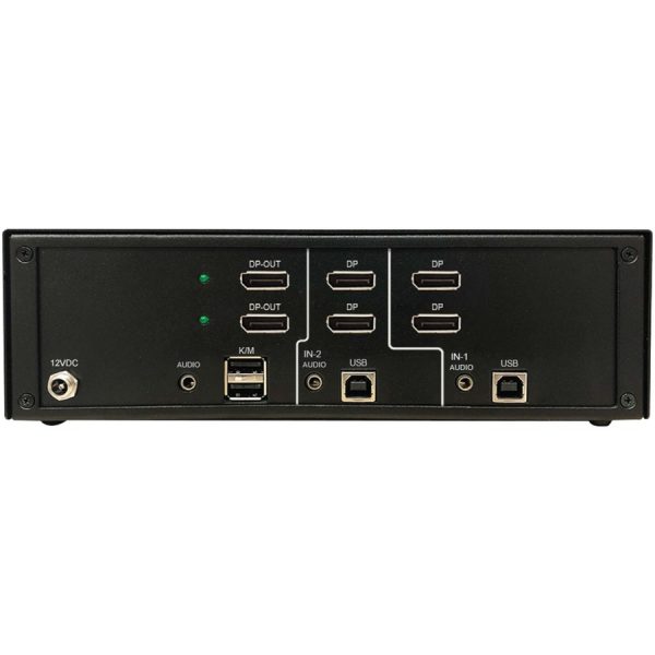 Tripp Lite by Eaton Secure KVM Switch, 2-Port, Dual Head, DisplayPort to DisplayPort, 4K, NIAP PP4.0, Audio, TAA - Image 4