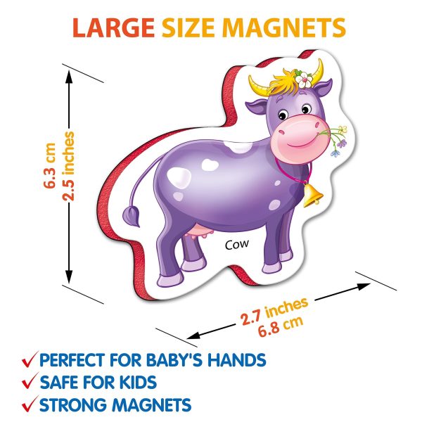 27 Foam Fridge Magnets for Toddlers 1 3   Large Toddler Magnets – Fridge Magnets for Kids   Refrigerator Magnets for Kids – Baby Magnets   Animal Magnets for Kids on Fridge - Image 5