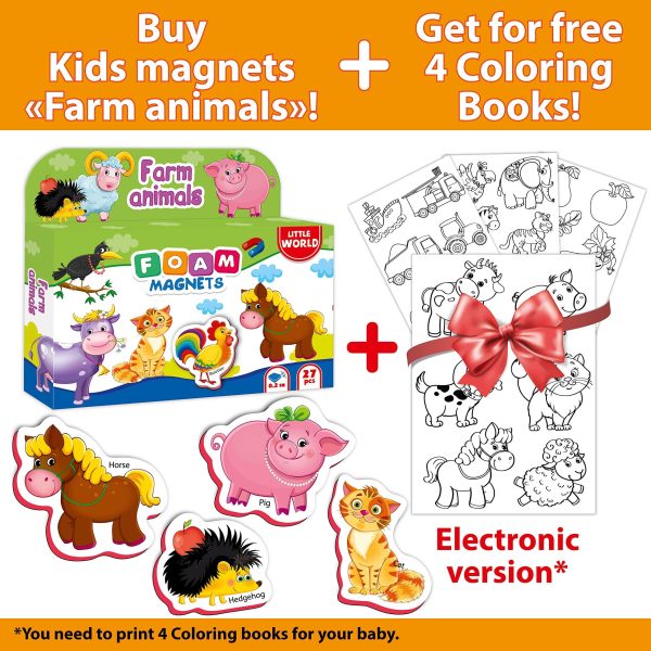 27 Foam Fridge Magnets for Toddlers 1 3   Large Toddler Magnets – Fridge Magnets for Kids   Refrigerator Magnets for Kids – Baby Magnets   Animal Magnets for Kids on Fridge - Image 7