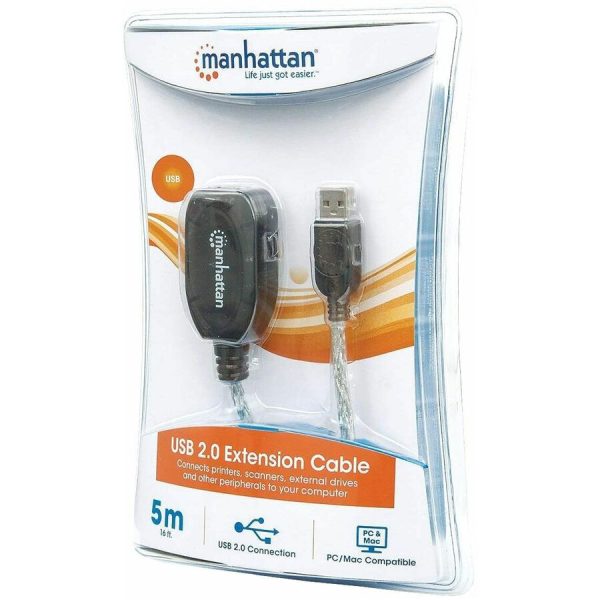 Manhattan Hi-Speed USB 2.0 Active Extension Cable - Image 2
