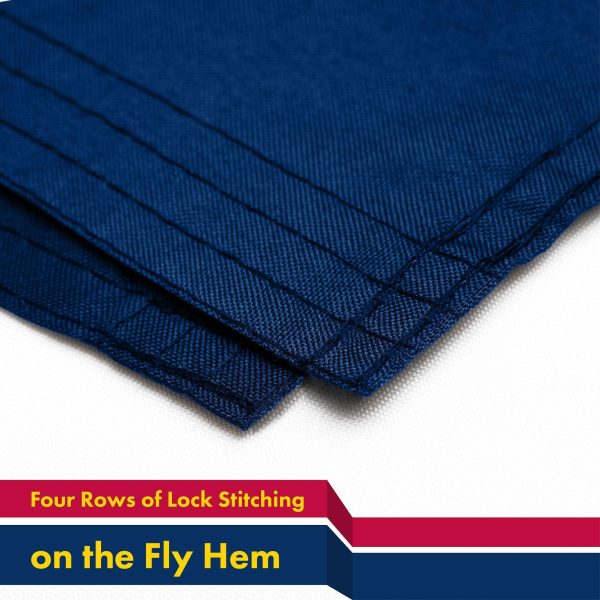 G128 10 Pack: West Virginia WV State Flag | 3x5 Ft | LiteWeave Pro Series Printed 150D Polyester | Indoor/Outdoor, Vibrant Colors, Brass Grommets, Thicker and More Durable Than 100D 75D Polyester - Image 5