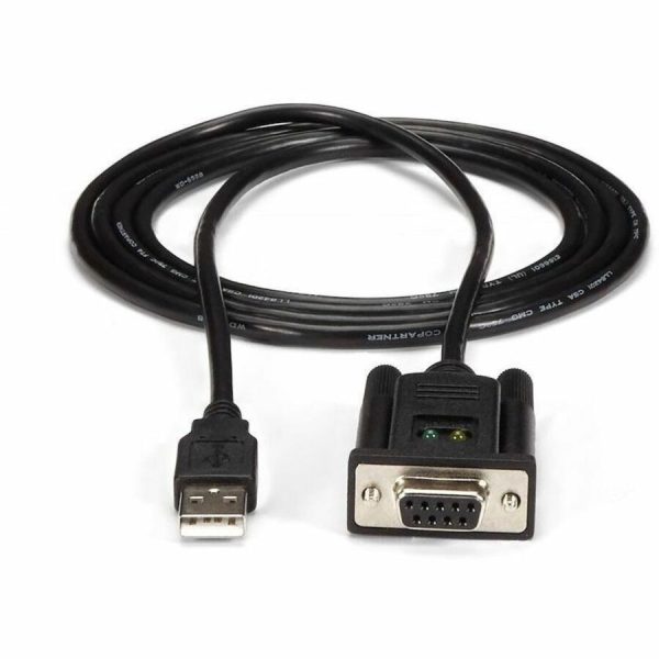 StarTech.com 6ft (1.8m) 1-Port USB to Serial RS232 Adapter, FTDI DB9 Serial DCE Adapter Cable, Null Modem, USB 2.0 - TAA - Image 5