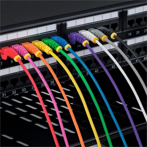 StarTech.com 1ft Yellow Slim CAT6 Ethernet Cable, Slim Snagless RJ45, UTP, LSZH, 28AWG Bare Copper, Slim Network Patch Cord, Fluke Tested - Image 5