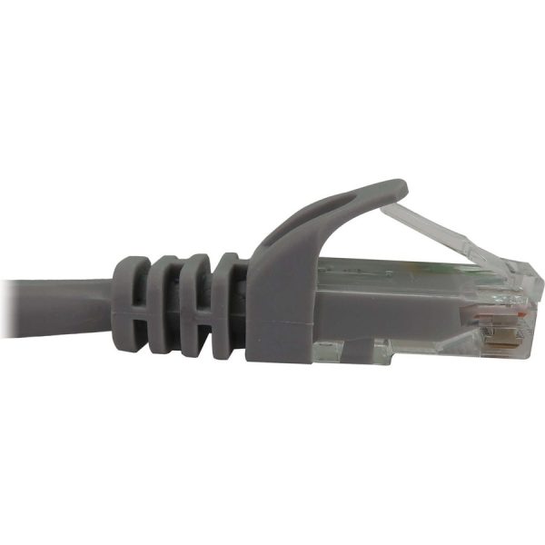 Eaton Tripp Lite Series Cat6a 10G Snagless Molded UTP Ethernet Cable (RJ45 M/M), PoE, Gray, 7 ft. (2.1 m) - Image 4