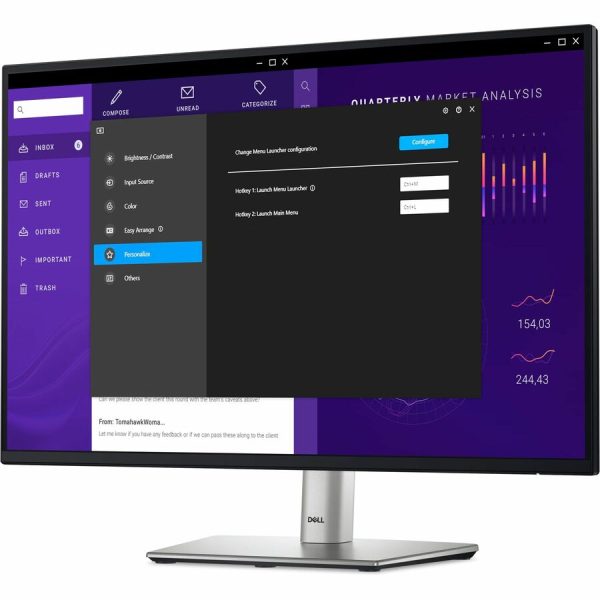 Dell P2425E 24" Class WUXGA LED Monitor - 16:10 - Black, Gray - Image 6