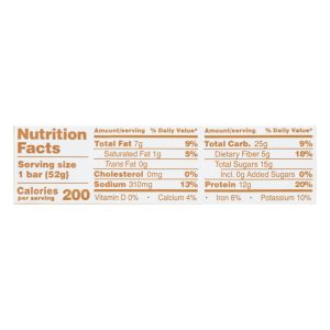 RxBar - Protein Bar - Peanut Butter - Case of 12 - 1.83 oz.