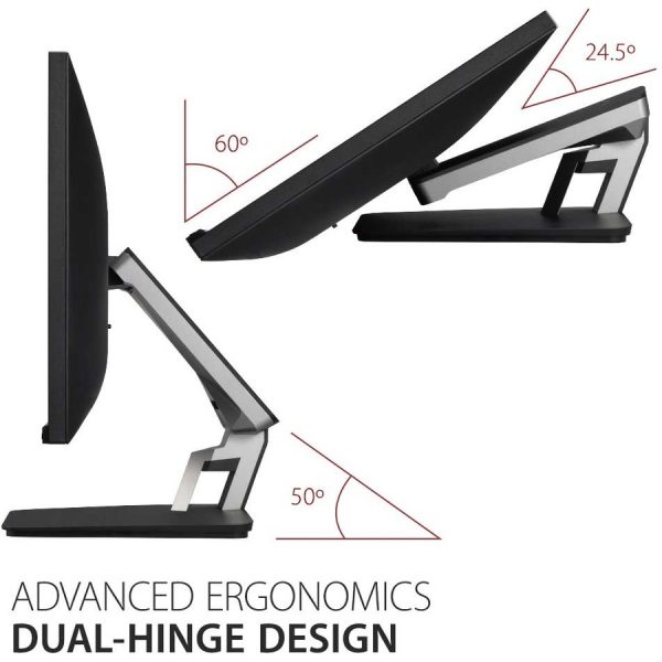 ViewSonic TD2455 24 Inch 1080p IPS 10-Point Multi Touch Screen Monitor with Advanced Dual-Hinge Ergonomics USB C HDMI and DisplayPort Out - Image 4