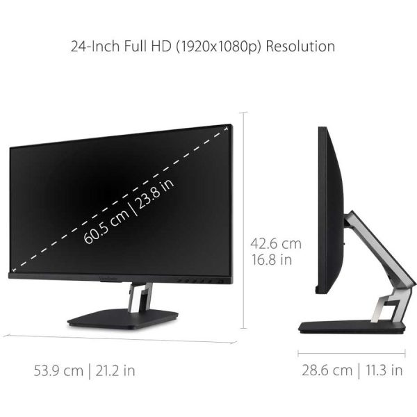 ViewSonic TD2455 24 Inch 1080p IPS 10-Point Multi Touch Screen Monitor with Advanced Dual-Hinge Ergonomics USB C HDMI and DisplayPort Out - Image 10
