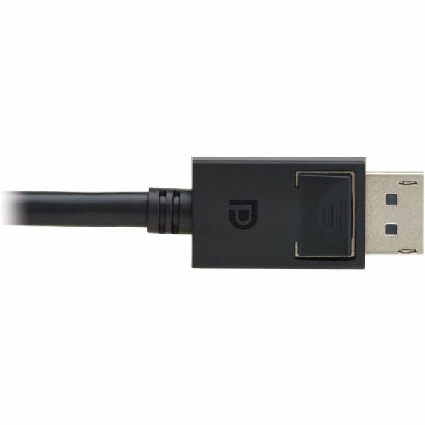 Eaton Tripp Lite Series DisplayPort 2.1 Cable with Latching Connectors (M/M), 8K 60 Hz, 40 Gbps, HDR, HBR3, MST, 4:4:4, HDCP 2.2, Black, 3 ft. (0.9 m) - Image 7