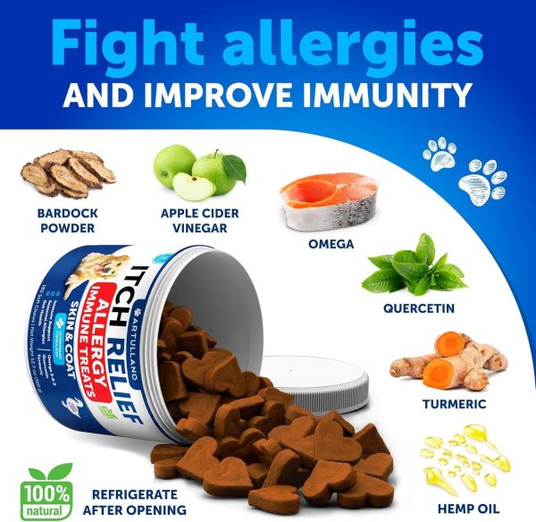 Probiotics for Dogs   Support Gut Health Itchy Skin Allergies Immunity Yeast Balance   Dog Probiotics and Digestive Enzymes with Prebiotics   Reduce Diarrhea Gas   180 Probiotic Chews for Dogs - Image 4