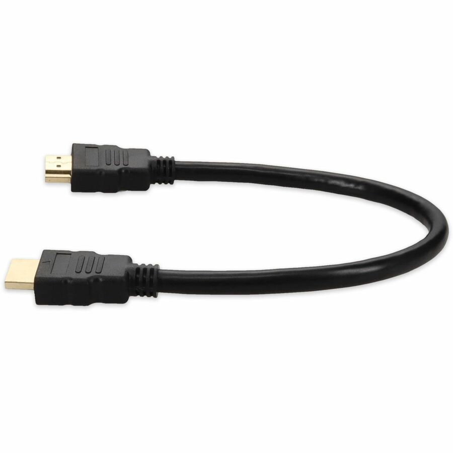 1ft HDMI 1.3 Male to HDMI 1.3 Male Black Cable For Resolution Up to 2560x1600 (WQXGA) - Image 2