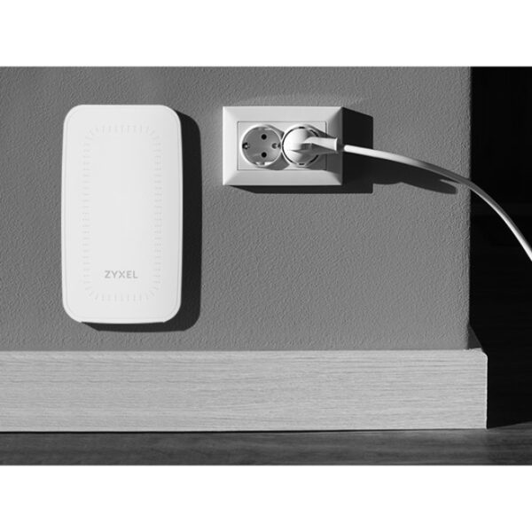 Zyxel WiFi 5 AC1200 Wireless Gigabit Wall Access Point | 2 GbE PT Ports (1 PoE) | Cloud, App, Direct or Controller Management | 1 Year Nebula Pro Included | POE+ Powered | WAX300H - Image 4