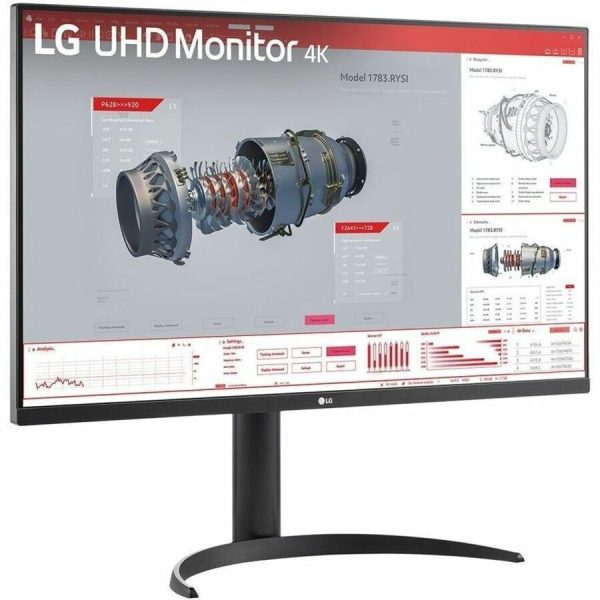 LG 32BR55U-B 32" Class 4K UHD LCD Monitor - 16:9 - Image 3