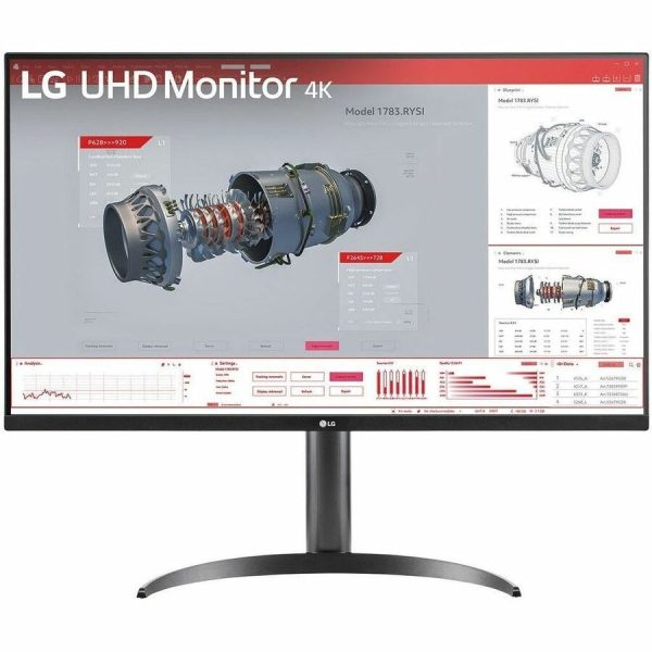 LG 32BR55U-B 32" Class 4K UHD LCD Monitor - 16:9 - Image 9