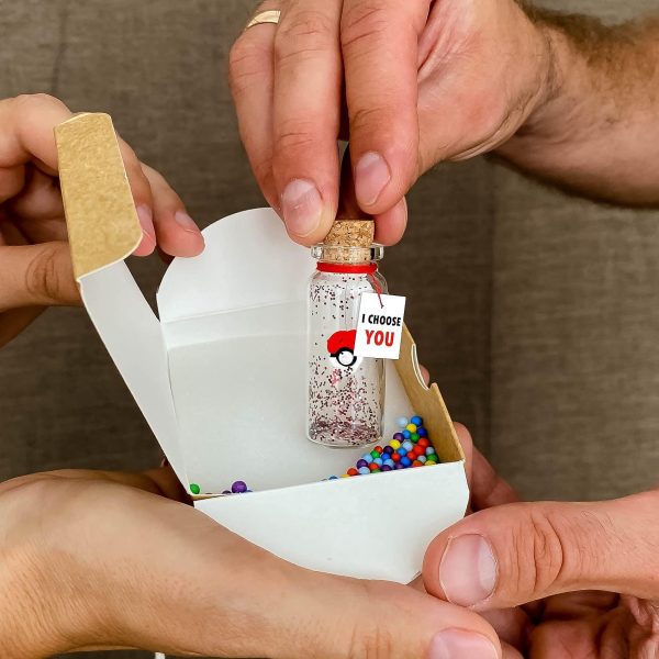 Cute Anniversary Present For Girlfriend or Boyfriend Unique Game Inspired Romantic Bottle Anniversary Love Wish Jar (Craft Box I Choose You) - Image 6