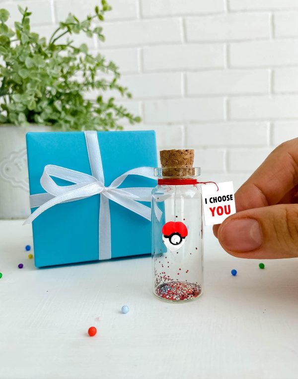 Cute Anniversary Present For Girlfriend or Boyfriend Unique Game Inspired Romantic Bottle Anniversary Love Wish Jar (Craft Box I Choose You) - Image 7