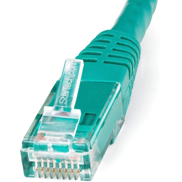 StarTech.com 20ft CAT6 Ethernet Cable - Green Molded Gigabit - 100W PoE UTP 650MHz - Category 6 Patch Cord UL Certified Wiring/TIA - Image 2