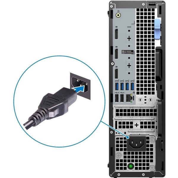 Dell Precision 3000 3460 Workstation - Core i7 14th Gen i7-14700 - vPro Technology - 16 GB - 512 GB SSD - Small Form Factor - Black - Image 9