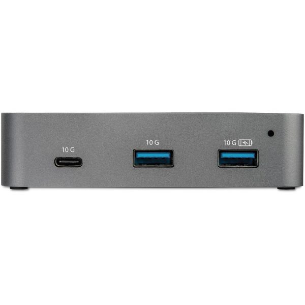 StarTech.com 3 Port USB C 3.2 Gen 2 Hub with Ethernet Adapter - 10Gbps USB Type C to 2x USB-A 1x USB-C - Powered Hub w/ Fast Charging - Image 3