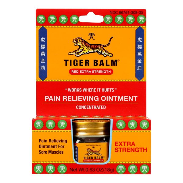 Tiger Balm Extra Strength Pain Relieving Ointment - 0.63 oz - Case of 6 - Image 2