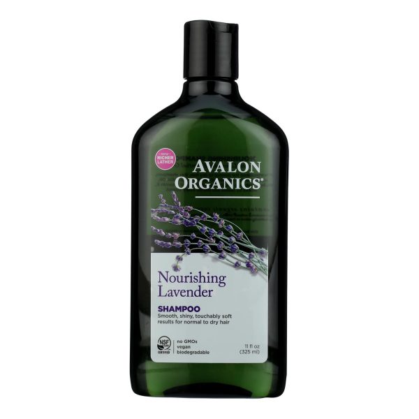 Avalon Organics Nourishing Shampoo Lavender - 11 fl oz - Image 2