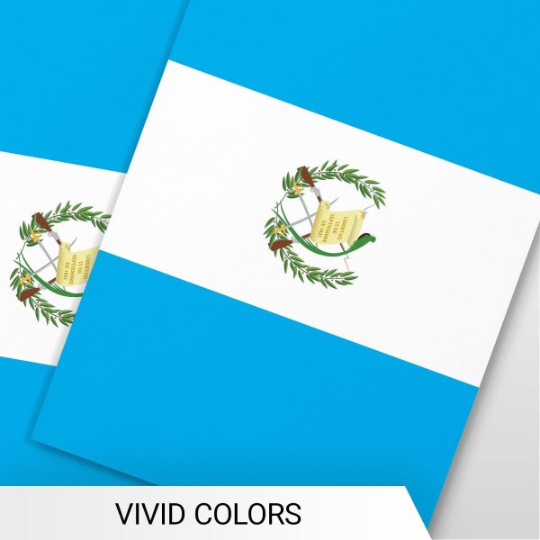 G128 Guatemala 	Guatemalan Bunting Banner | Flag 8.2 x 5.5 Inch, Full String 33 Feet | Printed 150D Polyester, Decorations For Bar, School, Festival Events Celebration - Image 6