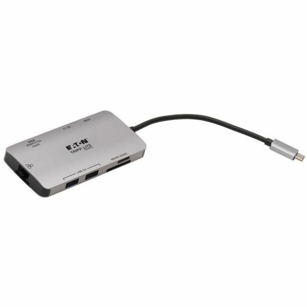 Eaton Tripp Lite Series USB-C Dock - 4K HDMI, USB 3.x (5Gbps), USB-A/C Hub Ports, GbE, Memory Card, 100W PD Charging - Image 5