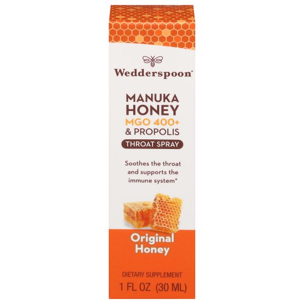 Wedderspoon - Throat Spray Orig Honey - EA of 1-1 FZ - Image 2