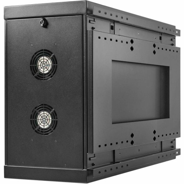 Eaton Tripp Lite Series SmartRack 6U Low-Profile Side-Mount Wall-Mount Mini Rack Enclosure, Black - Image 2