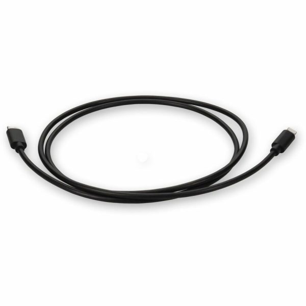 3ft (1m) USB-C 3.1 to Lightning Cable Male to Male Black TPE Cable - Image 4