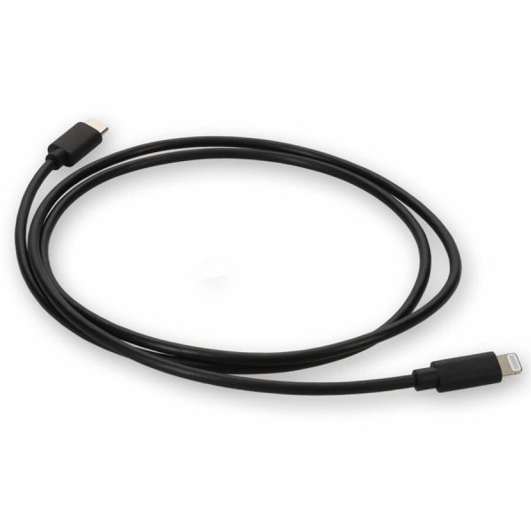 3ft (1m) USB-C 3.1 to Lightning Cable Male to Male Black TPE Cable - Image 5