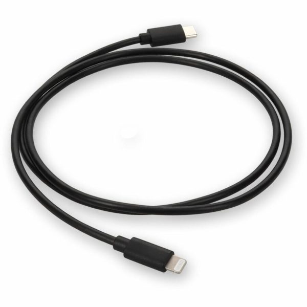 3ft (1m) USB-C 3.1 to Lightning Cable Male to Male Black TPE Cable - Image 6