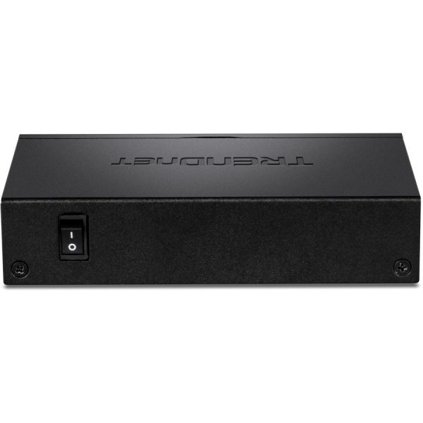 TRENDnet 5-Port Gigabit PoE+ Switch, Camera DIP Switch extends PoE+ 200m (656 ft.), 60W PoE Budget, Black, TPE-TG51g - Image 8