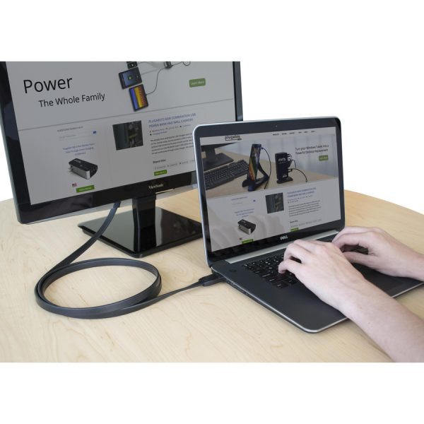 Plugable HDMI To VGA Adapter, 6 Foot (1.8 Meter) - Image 2