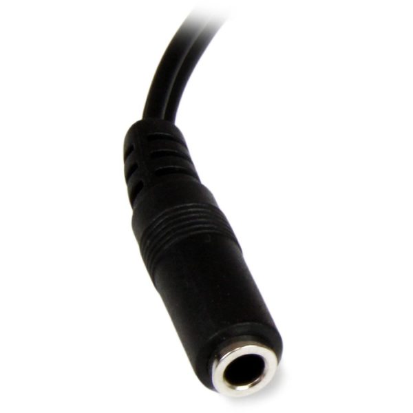 StarTech.com 6in Stereo Audio Cable - 3.5mm Female to 2x RCA Male - Image 2