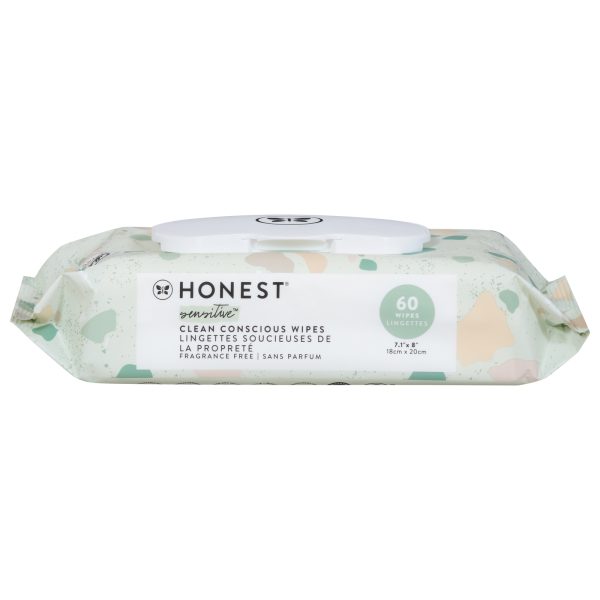 The Honest Company - Wipes Printed Geometric Mood - 1 Each-60 Count - Image 2