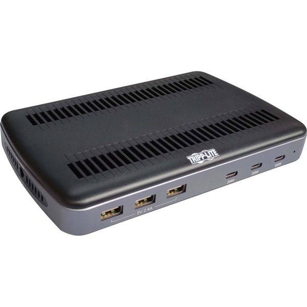 Eaton Tripp Lite Series 120W Multi-Device Charging Station - 60W USB-C, 2x 20W USB-C, and 3x USB-A Ports for Smartphone, Tablet and Apple Watch with Storage - Image 6