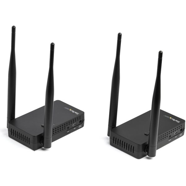 StarTech.com Wireless HDMI Transmitter and Receiver Kit - 656 ft. - 1080p - HDMI over Wireless Extender - 2-Channel Audio Support - Low Latency - Wireless Long-Range Extension up to 200 m - Image 2
