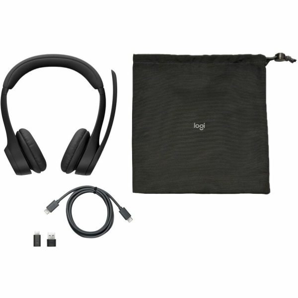 Logitech Zone 305 for Business, Wireless Bluetooth Headset With Microphone, for Microsoft Teams, Compatible With Windows, Mac, Chrome, Linux, iOS, iPadOS, Android, Black - Image 2